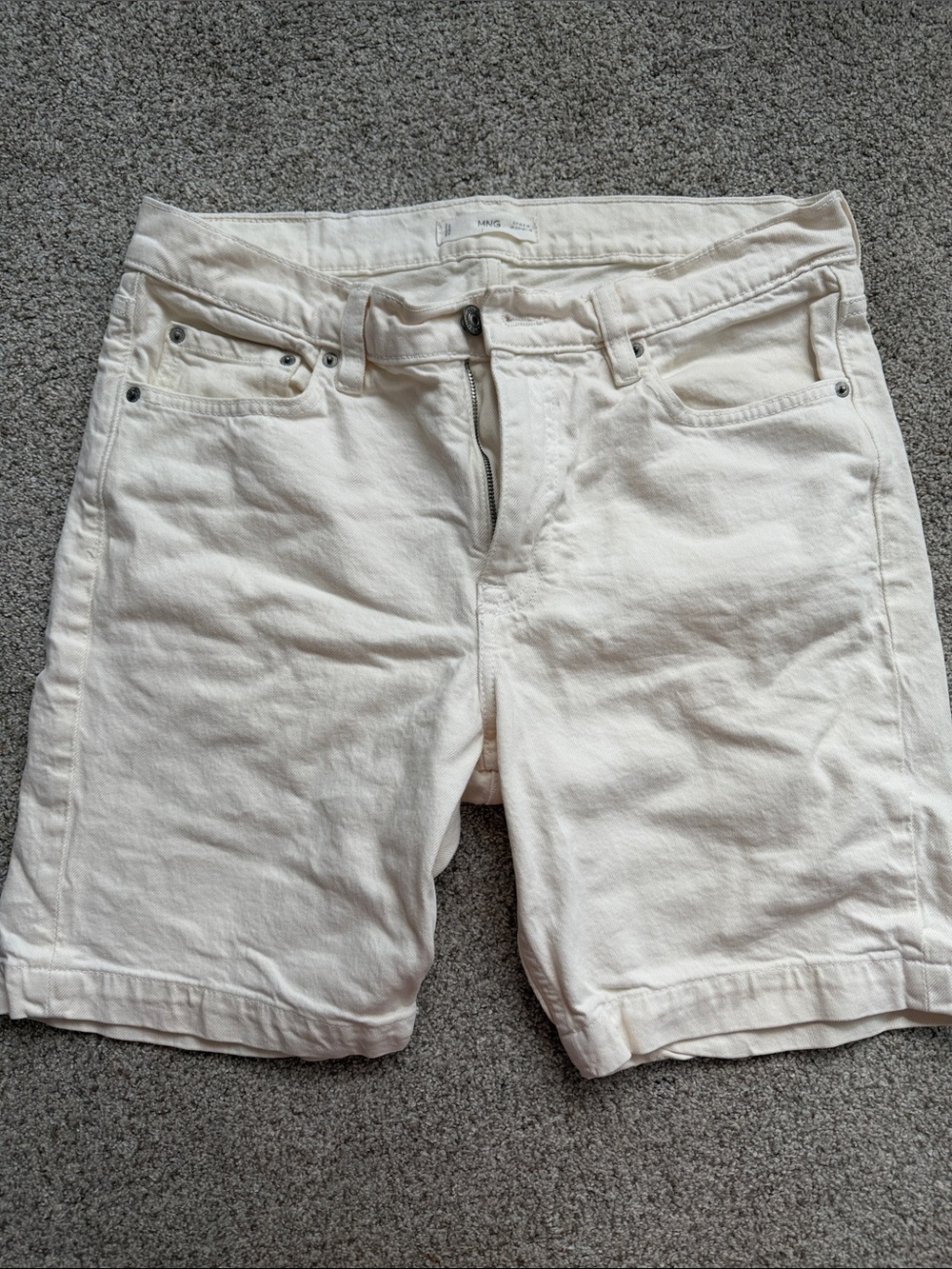 Cream Men’s Denim Shorts